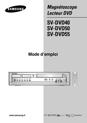 Samsung SV-DVD40 Mode D'emploi