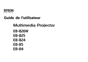 Epson EB-825 Guide D'utilisation