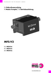 Abicor Binzel M-Drive MFS-V3 Mode D'emploi