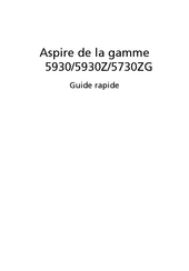 Acer Aspire 5930 Série Guide Rapide