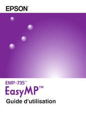 Epson EasyMP EMP-735 Guide D'utilisation