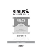 Sirius Satellite Radio SIRKEN 1C Guide D'installation