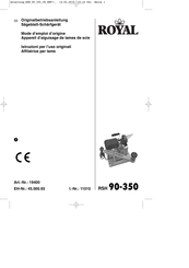 Royal 19400 Mode D'emploi D'origine