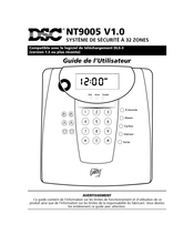 DSC NT9005 Guide De L'utilisateur