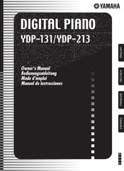 Yamaha YDP-213 Mode D'emploi
