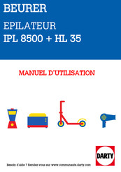 Beurer IPL 8500 Manuel D'utilisation
