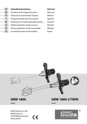 Güde GRW 1800-2 TWIN Traduction Du Mode D'emploi D'origine