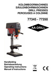 AA-drill 77345 Manuel D'instructions