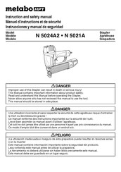 Metabo HPT N 5024A2 Manuel D'instructions Et De Sécurité