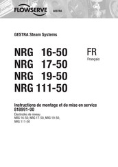 Flowserve GESTRA NRG 111-50 Instructions De Montage Et De Mise En Service