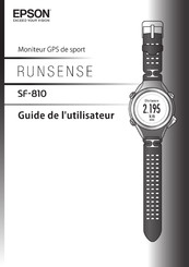 Epson RUNSENSE SF-810 Guide De L'utilisateur