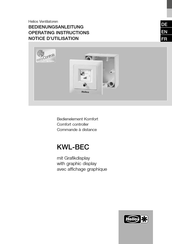 Helios KWL-BEC Notice D'utilisation