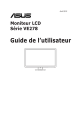 Asus VE278 Série Guide De L'utilisateur
