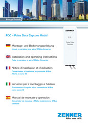 Zenner Pulse Data Capture Notice D'installation Et D'utilisation