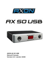 Axon AX 50 USB Manuel