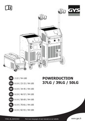 GYS POWERDUCTION 37LG Manuel D'utilisation