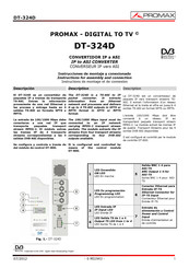 Promax DT-324D Instructions De Montage