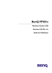 BenQ FP581s Guide De L'utilisateur