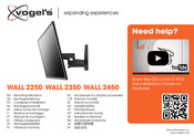 VOGELS WALL 2250 Consignes D'installation