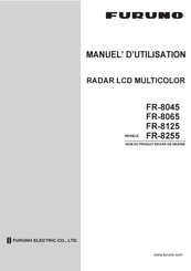 Furuno FR-8255 Manuel D'utilisation