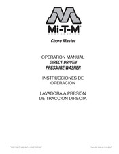 Mi-T-M Chore Master Série Mode D'emploi