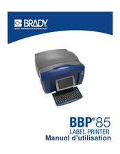 Brady BBP 85 Manuel D'utilisation