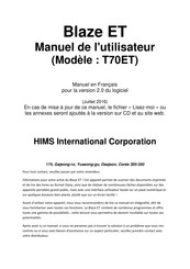 HIMS Blaze ET T70ET Manuel De L'utilisateur