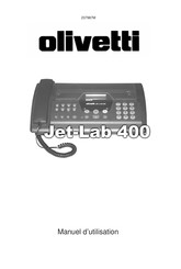 Olivetti Jet-Lab 400 Manuel D'utilisation