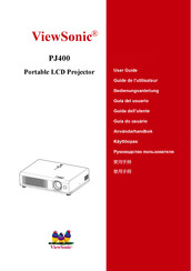 ViewSonic PJ400 Guide De L'utilisateur