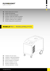 PLYMOVENT MOBILEPRO Manuel D'installation Et D'utilisation