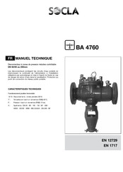 Socla BA 4760 Manuel Technique