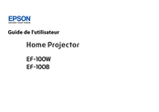 Epson Home Projector EF-100B Mode D'emploi
