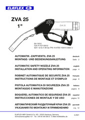 Elaflex ZVA 25 Mode D'emploi