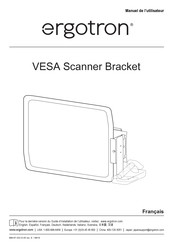 Ergotron VESA Manuel De L'utilisateur