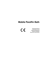 Enraf Nonius Mobile Paraffin Bath Manuel D'utilisation