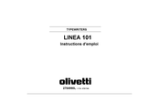 Olivetti LINEA 101 Instructions D'emploi