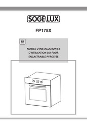 SOGELUX FP178X Mode D'emploi