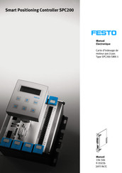 Festo SPC200-SMX-1 Manuel Électronique