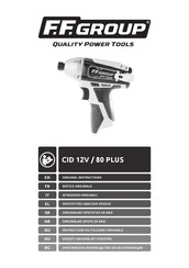 F.F. Group CHD 12V PLUS Notice Originale