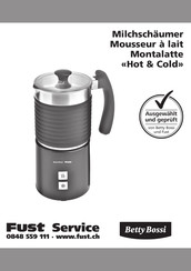 FUST Betty Bossi Hot & Cold Mode D'emploi