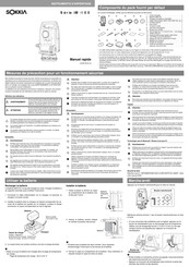 Sokkia iM-100 Série Manuel Rapide