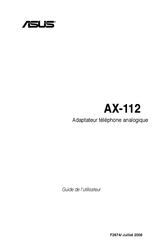 Asus AX-112 Guide De L'utilisateur