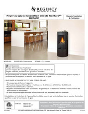 Regency Fireplace Products Contura RC500E Manuel D'installation & D'utilisation