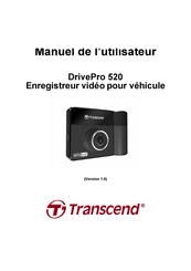 Transcend DrivePro520 Manuel De L'utilisateur