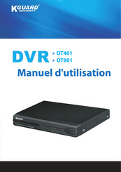 KGuard Security OT801 Manuel D'utilisation