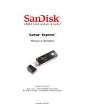 SanDisk Sansa Express Manuel D'utilisation
