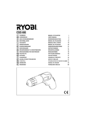 Ryobi CSD-480 Manuel D'utilisation