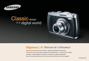 Samsung Digimax L80 Manuel De L'utilisateur