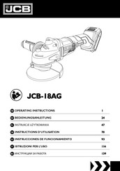 jcb 18AG Instructions D'utilisation