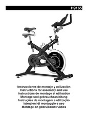 BH FITNESS H9165 Instructions De Montage Et Utilisation